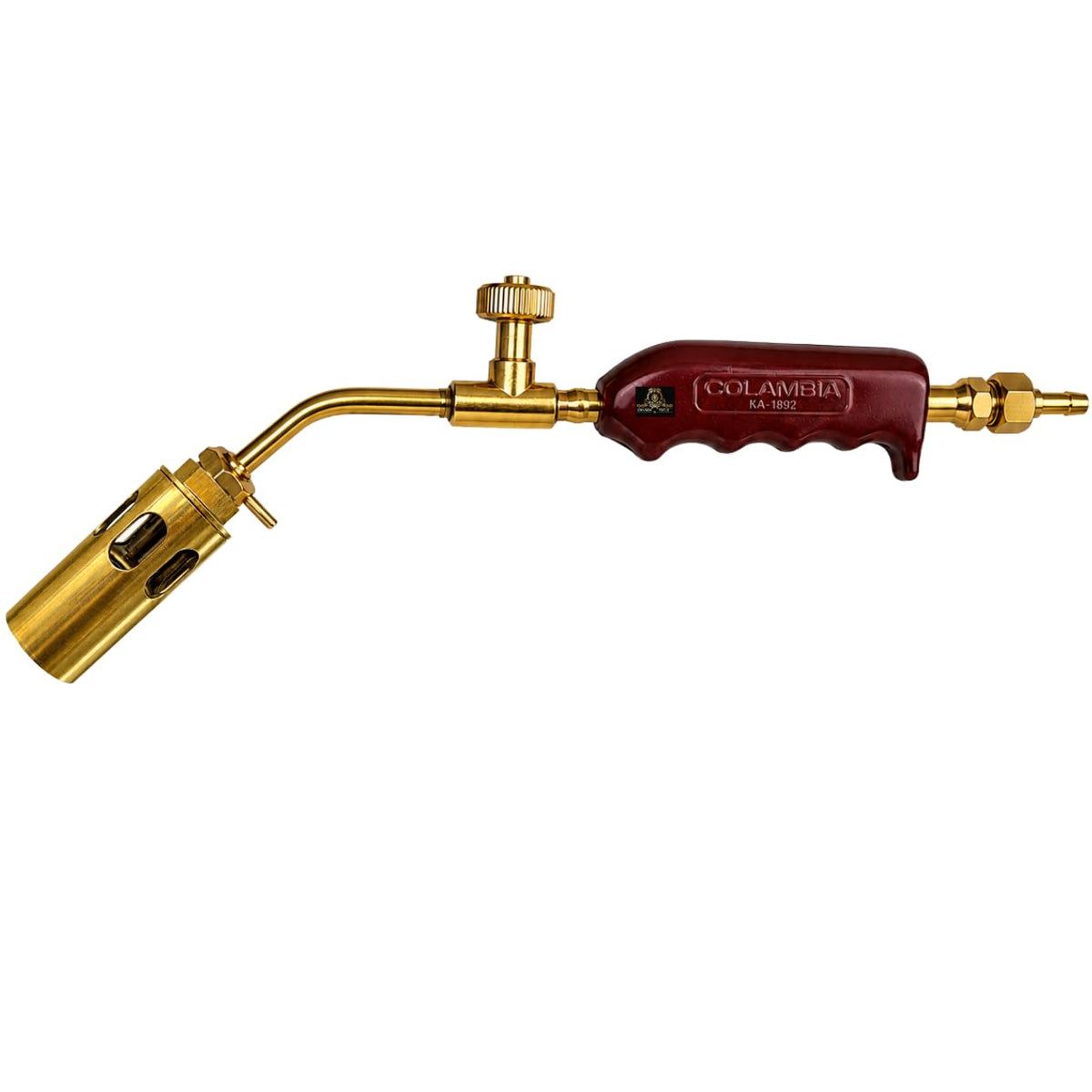 Johnson Tools Colambia 32cms Heavy LPG flamethrower Heating Torch Gun with Flat Handle (Gun with 5no Burner)