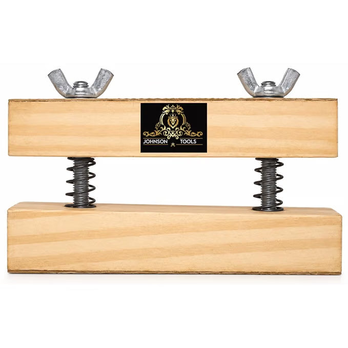 Johnson Tools Rectangular Ring Clamp With Double End Holder For Jewellery Making and Other Purposes 4"