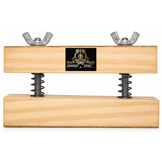 Johnson Tools Rectangular Ring Clamp With Double End Holder For Jewellery Making and Other Purposes 4"