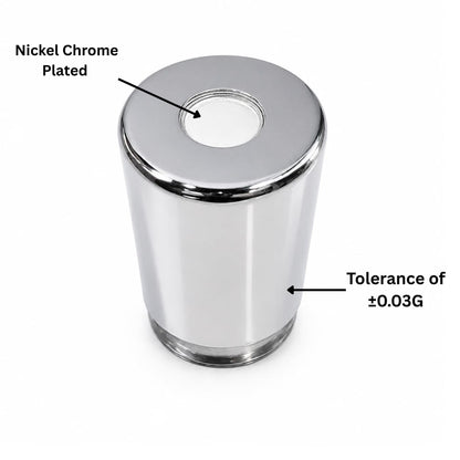 Johnson Tools Steel Weight 200WGT Carbon Steel For Calibration Digital Scale With Chrome Finish