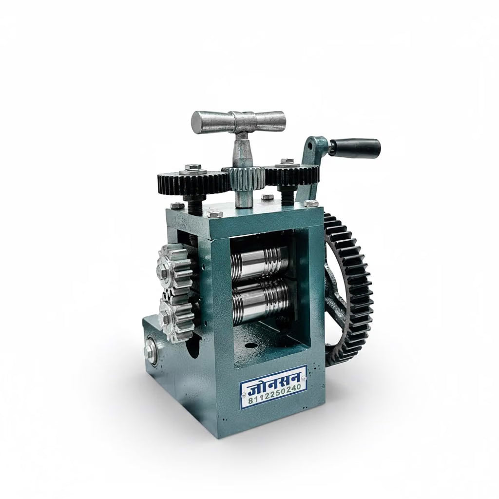 Johnson Tools Flat Roller Rolling Mill Machine For Gold Flat Sheet/Peeling Small Copper Wire Works