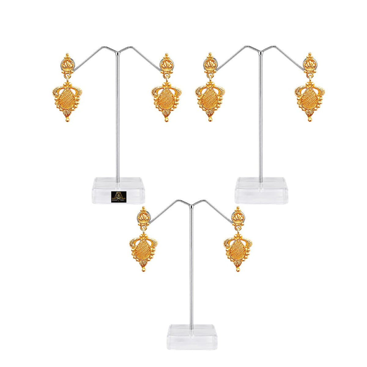 Johnson Tools Metal Earring Stand Holder For Showcasing Ear-ring Jewelry