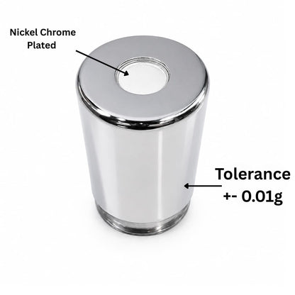 Johnson Tools 100WGT Iron 100gm Mster Calibration Weight Scale with Chrome Finish