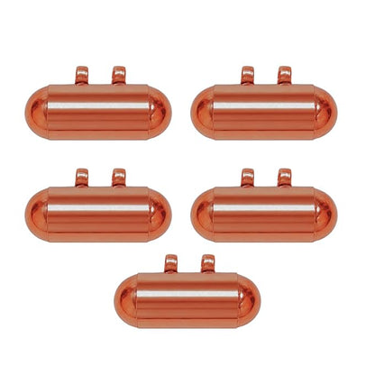 Johnson Tools Solid Copper Plain Tabiz (Madliya) for Women Men and Children (Cylinder Shape, Size 1 inches)