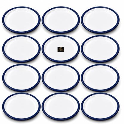 Johnson Tools Small Enamel Plate/Enamelware Plate (Flat) for Gold and Silver Jewellery, Surgical and Food Works