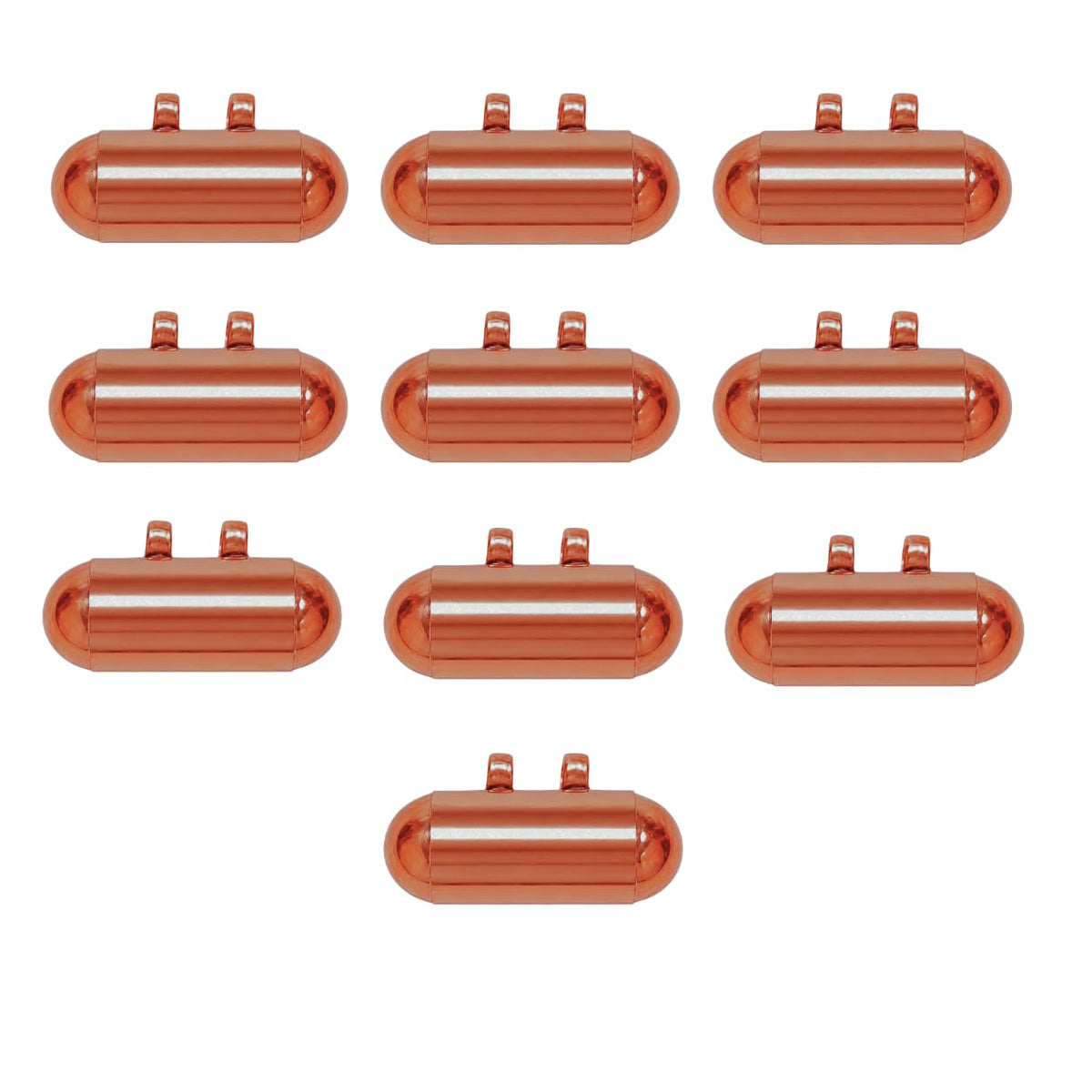 Johnson Tools Solid Copper Plain Tabiz (Madliya) for Women Men and Children (Cylinder Shape, Size 1 inches)