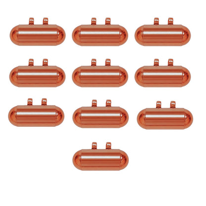 Johnson Tools Solid Copper Plain Tabiz (Madliya) for Women Men and Children (Cylinder Shape, Size 1 inches)