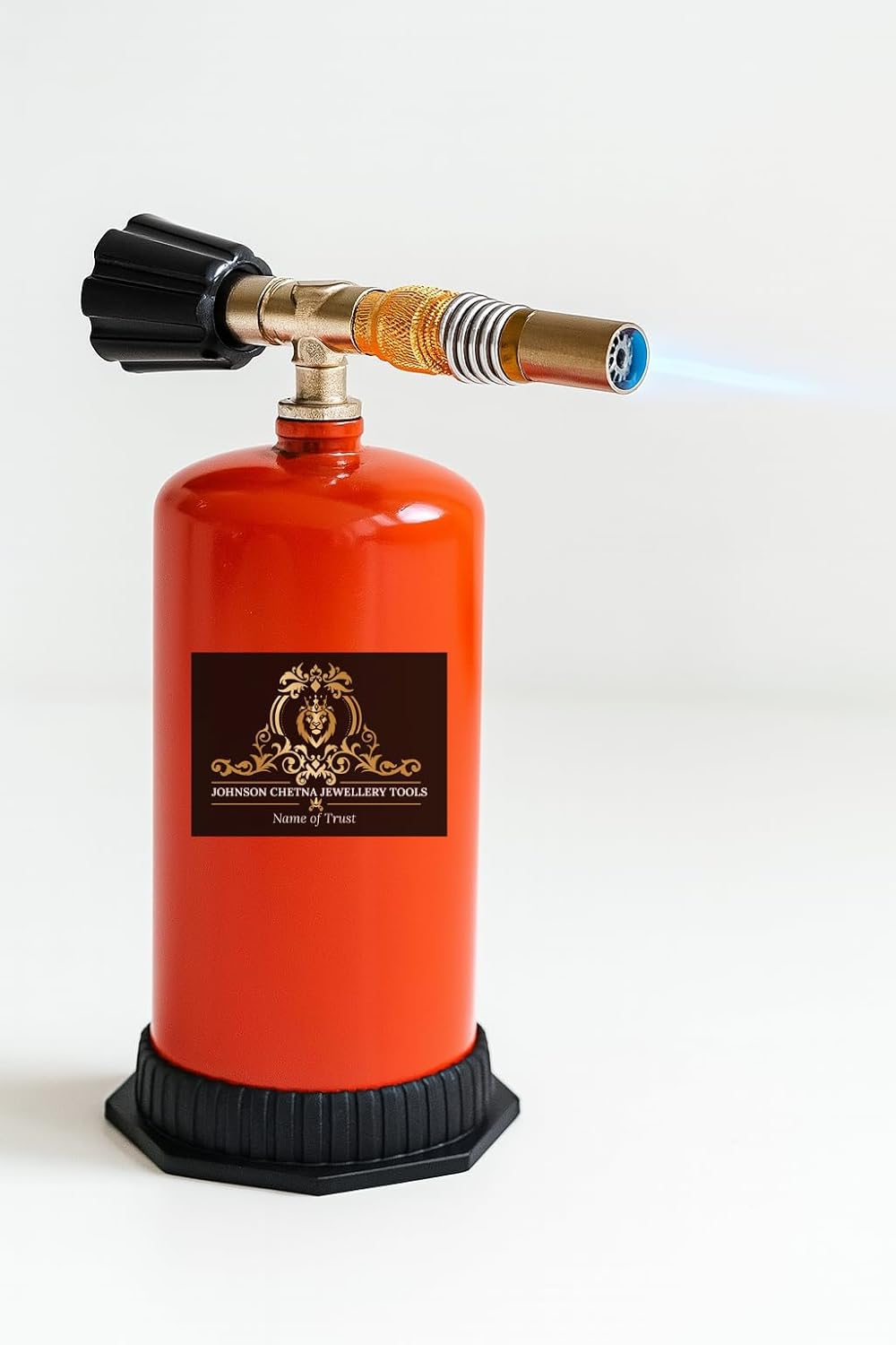 Johnson Tools Wonder Portable Butane Torch Lighter – Adjustable Flame, Brass Burner, Multi‑Purpose Tool For Soldering (Empty, No Gas)