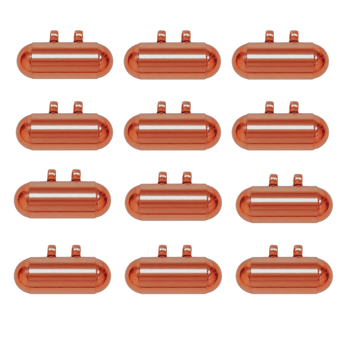 Johnson Tools Solid Copper Plain Tabiz (Madliya) for Women Men and Children (Cylinder Shape, Size 1 inches)