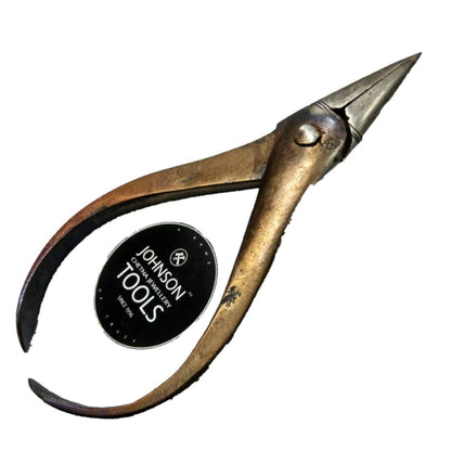 Johnson Tools G-Plas Long Nose Mini Plier with Tempered Iron, Jewellery Plier (Precision Tips)