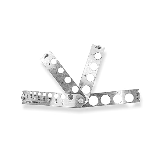Johnson Tools Ajanta Stainless Steel Ball Gauge Can Measure From 0.01 to 6mm For Goldsmiths and industrial Works