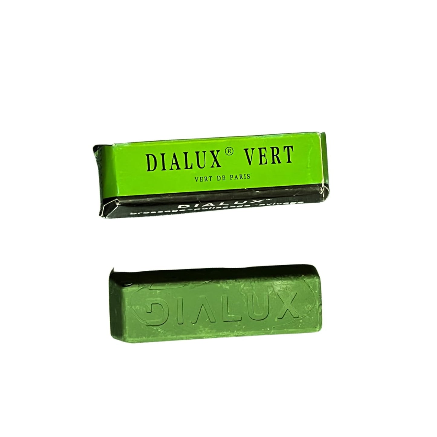 Johnson Tools Dialux Green High Polishing Rouge Bar used on White Gold, Platinum and Harder Metals for Final Polishing Process on Jewellery Making or Repair, Watchmaking, Model Making and Hobby Crafts