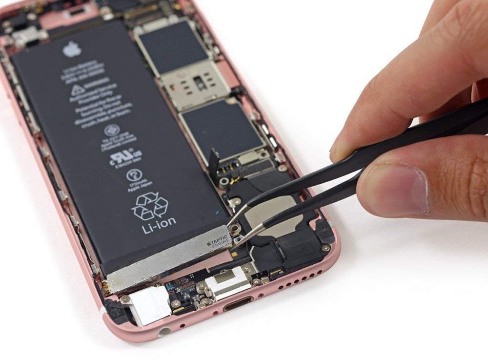 Johnson Tools Set of Straight and Curved Tips Stainless Steel Powder Coated Tweezers for Mobile,Gadget,Laptop and Jewelry Repair (Set of 4 Pieces)