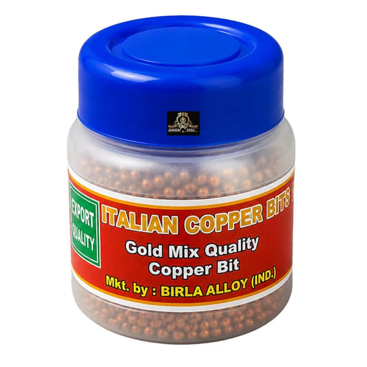 Johnson Tools Imported Gold Mix Quality Shiny Pure Round Italian Copper Small balls/bolls (250gms)