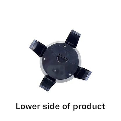 Johnson Tools Solar Powered Rotating Jewellery Ring Bracelet Mobile Phone Watch Display Stand Long Leg Model with LED lights Rotetor (Also Work with Battery)