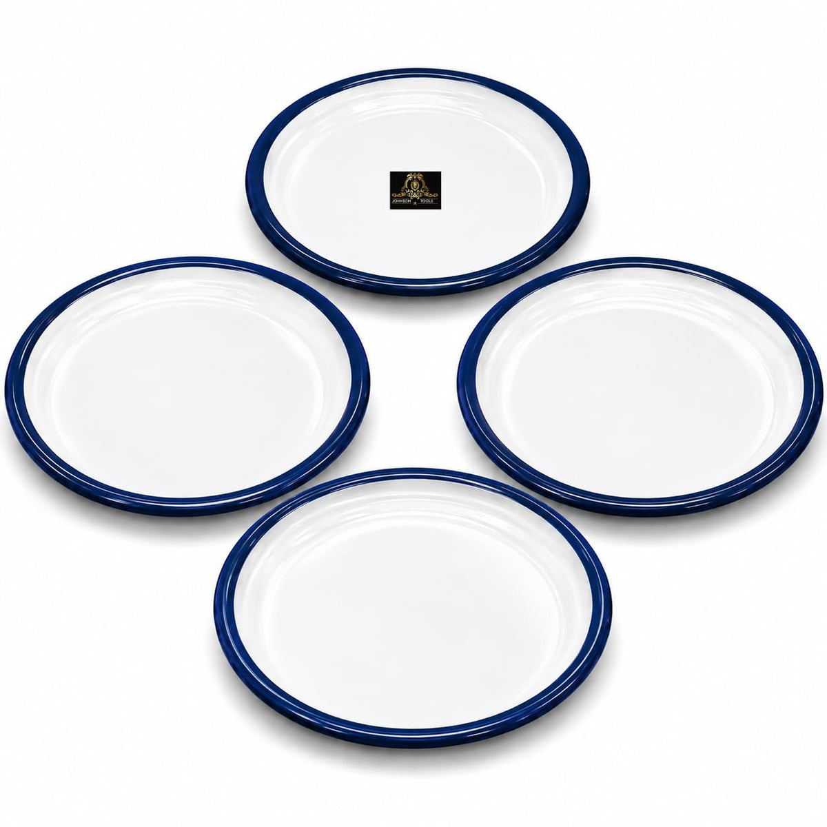 Johnson Tools Small Enamel Plate/Enamelware Plate (Flat) for Gold and Silver Jewellery, Surgical and Food Works
