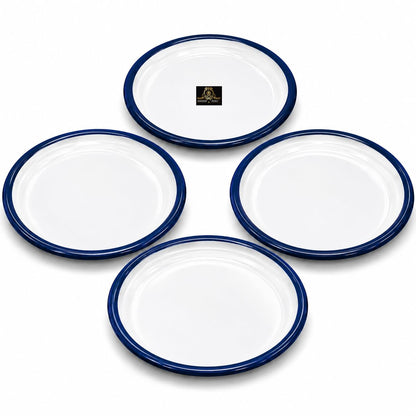 Johnson Tools Small Enamel Plate/Enamelware Plate (Flat) for Gold and Silver Jewellery, Surgical and Food Works