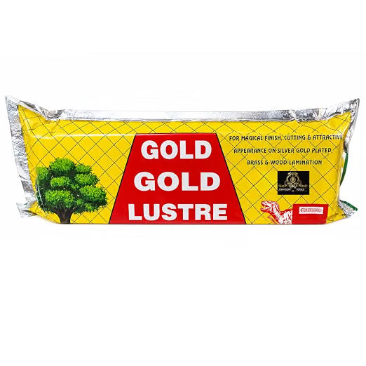 Johnson Tools Metal Polishing Compound Lustre Bar for Polishing Cleaning Abrasive Finishing Stropping Buffing on Copper, Brass, Silver, Gold, Platinum