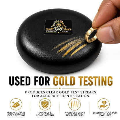 Johnson Tools Gold Testing Stone or Natural Obsidian For Testing Gold Jewellery (Color : Black, shape : Owl)