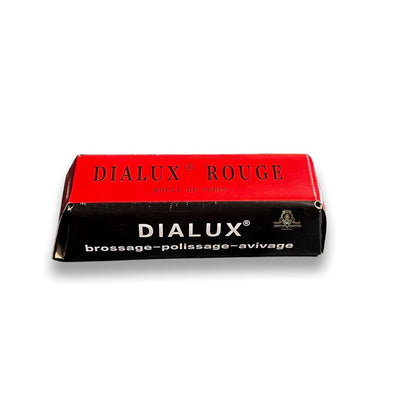 Johnson Tools Dialux Red High Polishing Rouge Bar Used on Gold, Silver, Brass for High Mirror Finish Polishing on Jewellery Making and Repair, Watchmaking, Model Making, Hobby Crafts