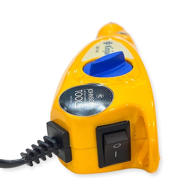 Johnson Tools Kinjal 230 Volts Handy Electric Engraving Pen ABS Plastic Machine with 9 Step Stoke Vibration Adjustment (Color-Yellow)