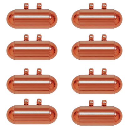 Johnson Tools Solid Copper Plain Tabiz (Madliya) for Women Men and Children (Cylinder Shape, Size 1 inches)