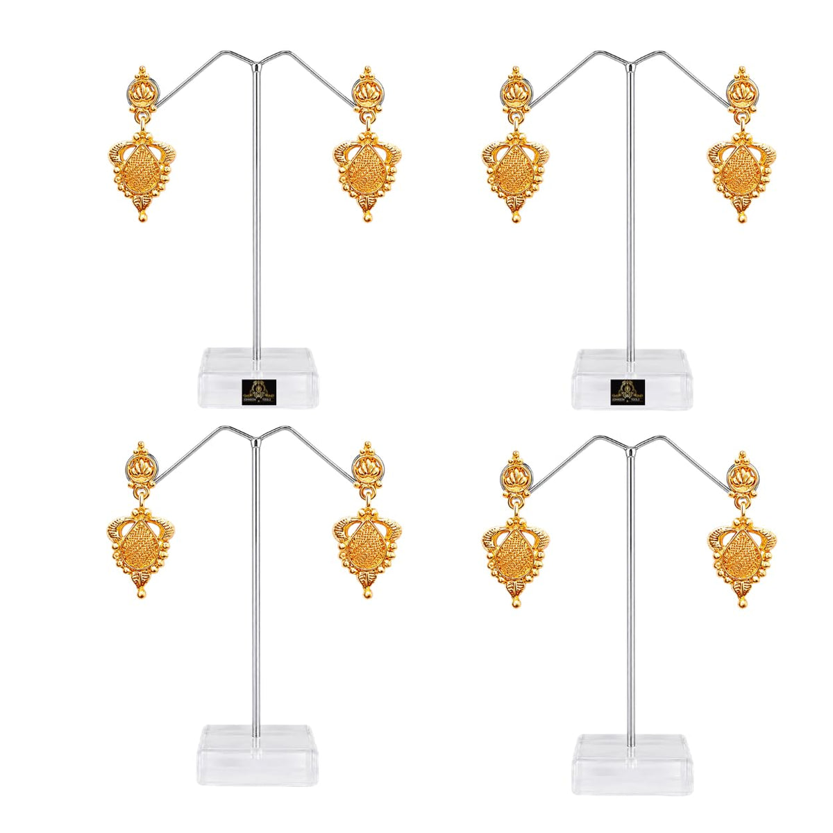 Johnson Tools Metal Earring Stand Holder For Showcasing Ear-ring Jewelry