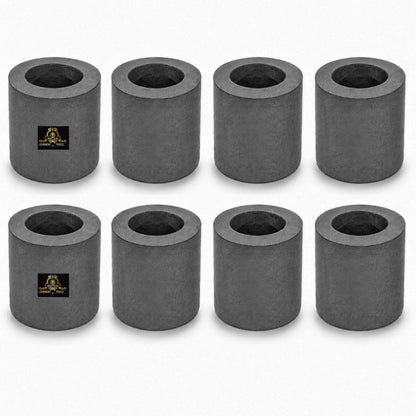 Johnson Tools 40x40mm Carbon Crucible for Casting, Melting, Refining Gold, Silver, Copper, Aluminium, Brass