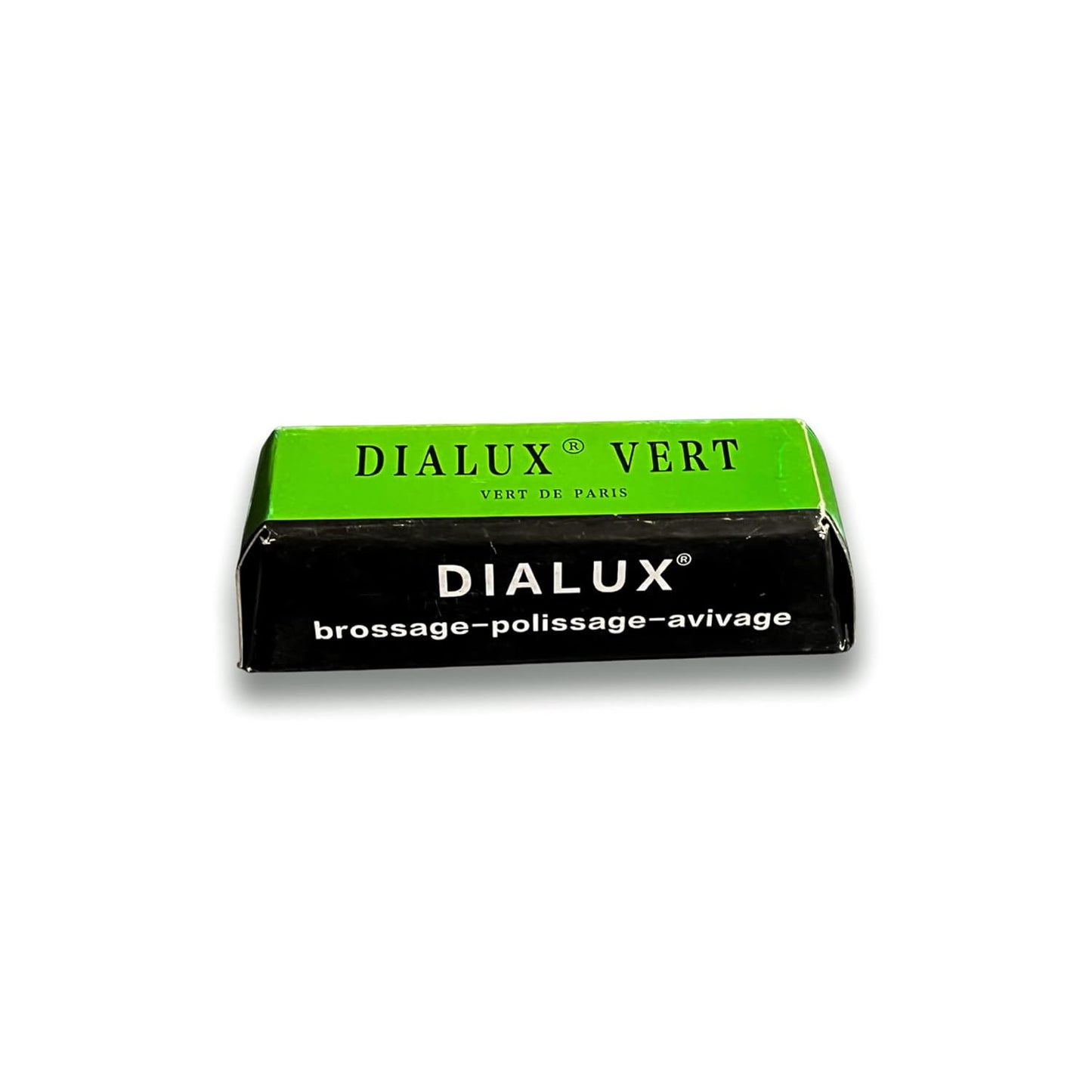 Johnson Tools Dialux Green High Polishing Rouge Bar used on White Gold, Platinum and Harder Metals for Final Polishing Process on Jewellery Making or Repair, Watchmaking, Model Making and Hobby Crafts