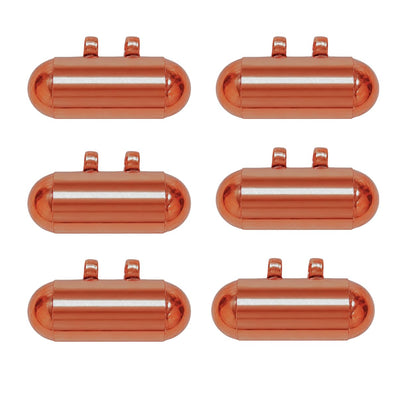 Johnson Tools Solid Copper Plain Tabiz (Madliya) for Women Men and Children (Cylinder Shape, Size 1 inches)