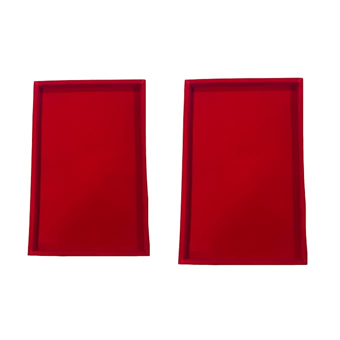 Johnson Tools Jewellery Display Organizer Tray/Beading Tray (pack of 2) for Gold and Silver Jewelry Display