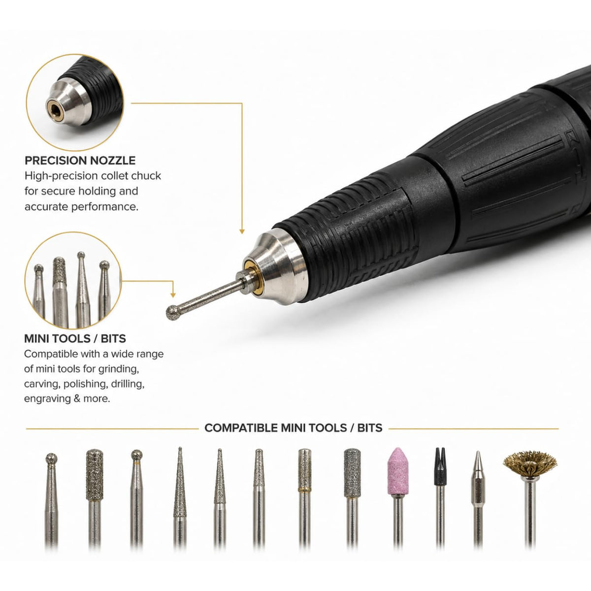 Johnson Tools Saeshin Dental Strong 204 Micro Motor 102l Polishing Handpiece 220v Wb Provided