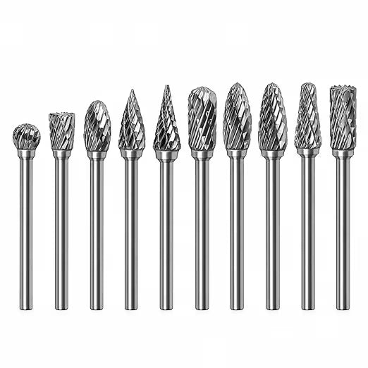 Johnson Tools 30pcs Diamond Bits Set – 2.35mm Shank Rotary Bits in Multi Grits for Jewelry Engraving, Polishing & Carving