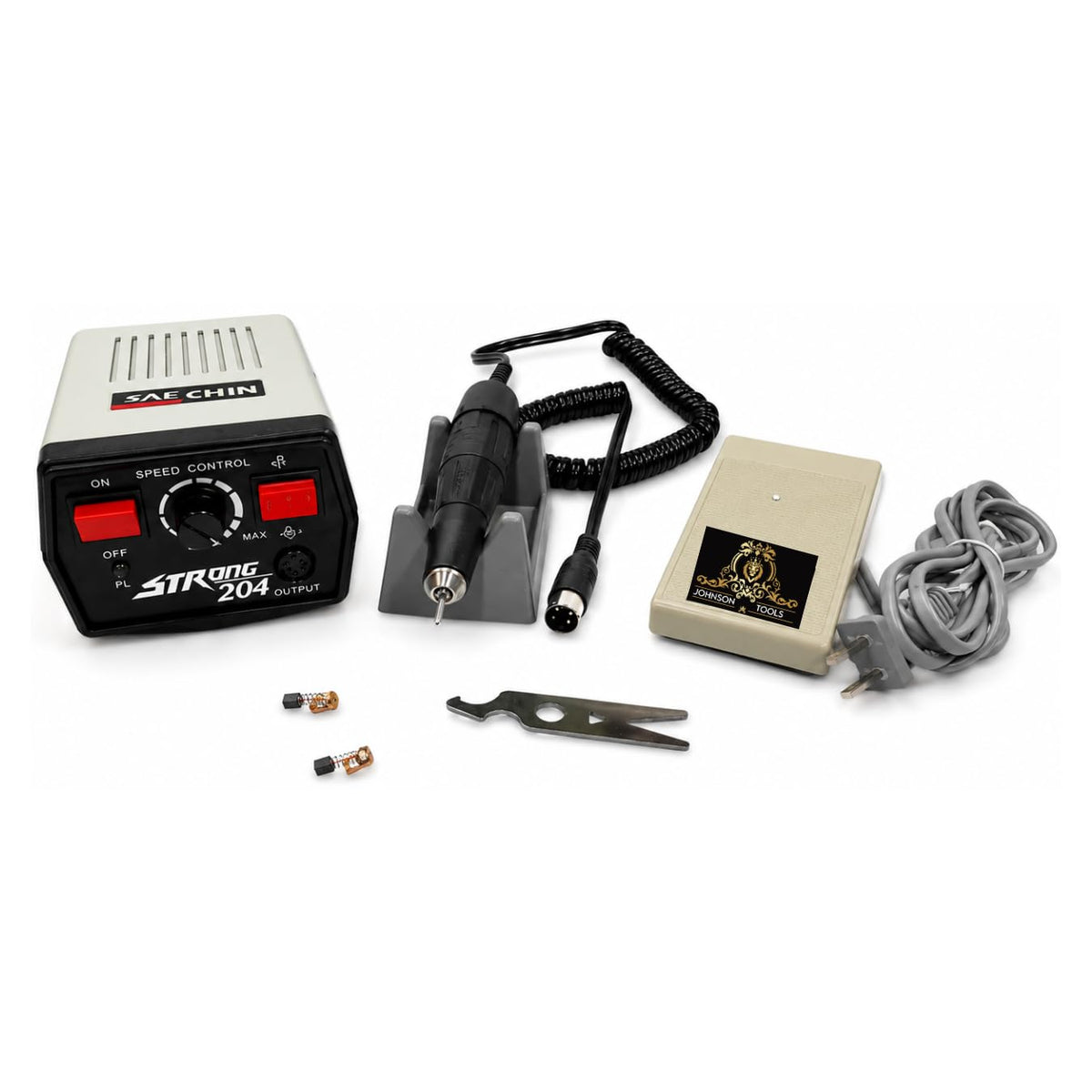 Johnson Tools Saeshin Dental Strong 204 Micro Motor 102l Polishing Handpiece 220v Wb Provided