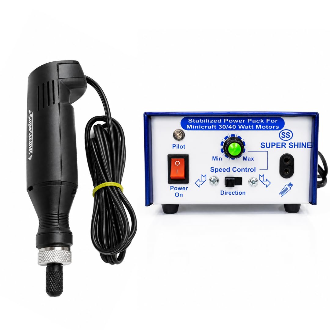 Johnson Tools Minicraft Drill Machine with Elimeter Collete Rotary Tool for Art n Craft, Jewellery Making and Other Various Uses