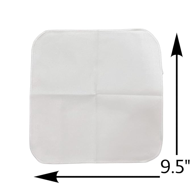 Johnson Tools Microfiber Cloth Lint Free Cleaning for Diamonds, Gemstones, Semi-Precious Stones, Watches, Camera Lens | Eyeglass | Laptop Screen and Gold, Silver, Platinum Jewellery (Pack of 3)