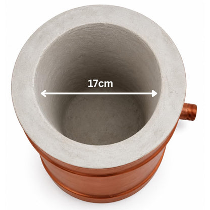 Johnson Tools (5.5 to 7Kg) Capacity Gas Melting Furnace/Desi Bhatti For Melting Silver, Brass, Aluminum (Crucible Not Included)