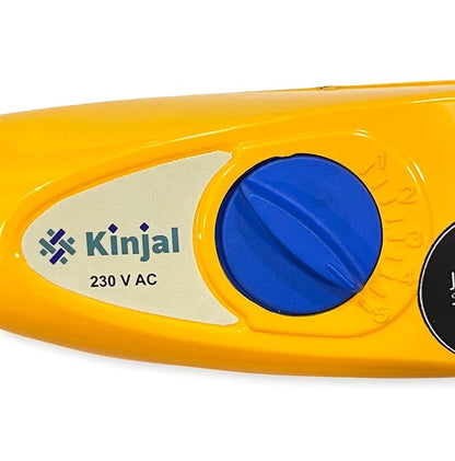 Johnson Tools Kinjal 230 Volts Handy Electric Engraving Pen ABS Plastic Machine with 9 Step Stoke Vibration Adjustment (Color-Yellow)