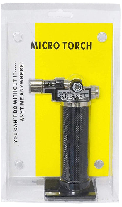 Johnson Tools Portable Gas Micro Torch Gun (refillable) with self ignition switch for gold or silver brazzing, soldering lighter tool (Without Gas) (Lighter)