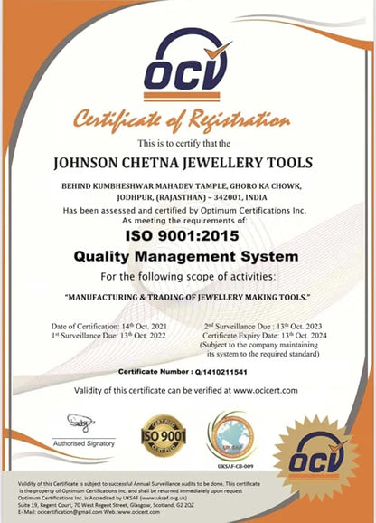 Johnson Tools Gold Testing Stone or Natural Obsidian (Shape-Square, Color-Black, 3x3x0.6)