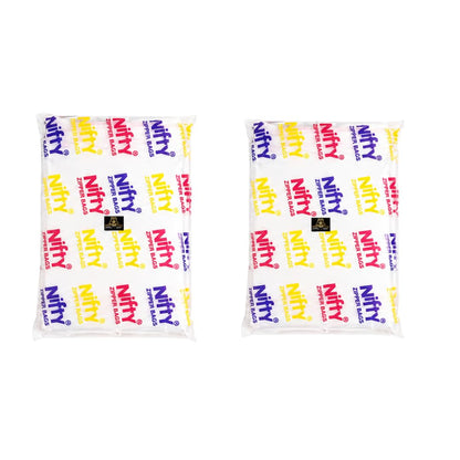 Johnson Tools Nifty 51+ Micron Transparent Zip Lock Bags 2x3 Inch Pack of 300 Reusable Plastic Storage Pouches for Beads Jewellery Parts and Small Items