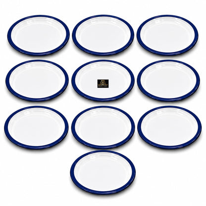 Johnson Tools Small Enamel Plate/Enamelware Plate (Flat) for Gold and Silver Jewellery, Surgical and Food Works