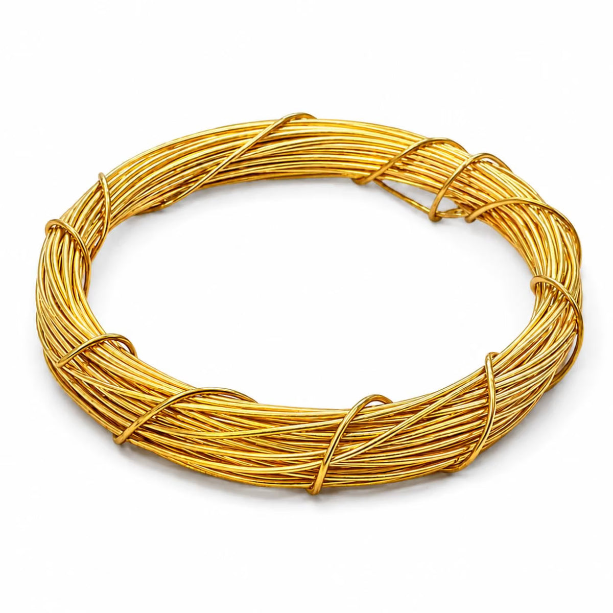 Johnson Tools 23 Gauge (0.610 mm) Pure Brass Wire (9gms) For Jewellery Making, Repairing, Artistic Works
