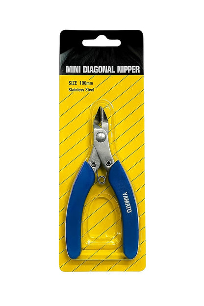 Johnson Tools Yamato Stainless Steel Diagonal Cutter, Nipper, Plier (blue handle, Size-110mm)