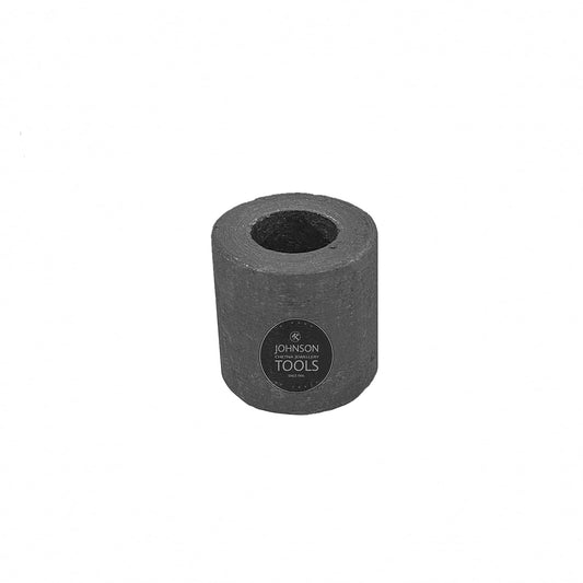 Johnson Tools 80X80mm Carbon Crucible for Casting, Melting, Refining Gold, Silver, Copper, Aluminium, Brass