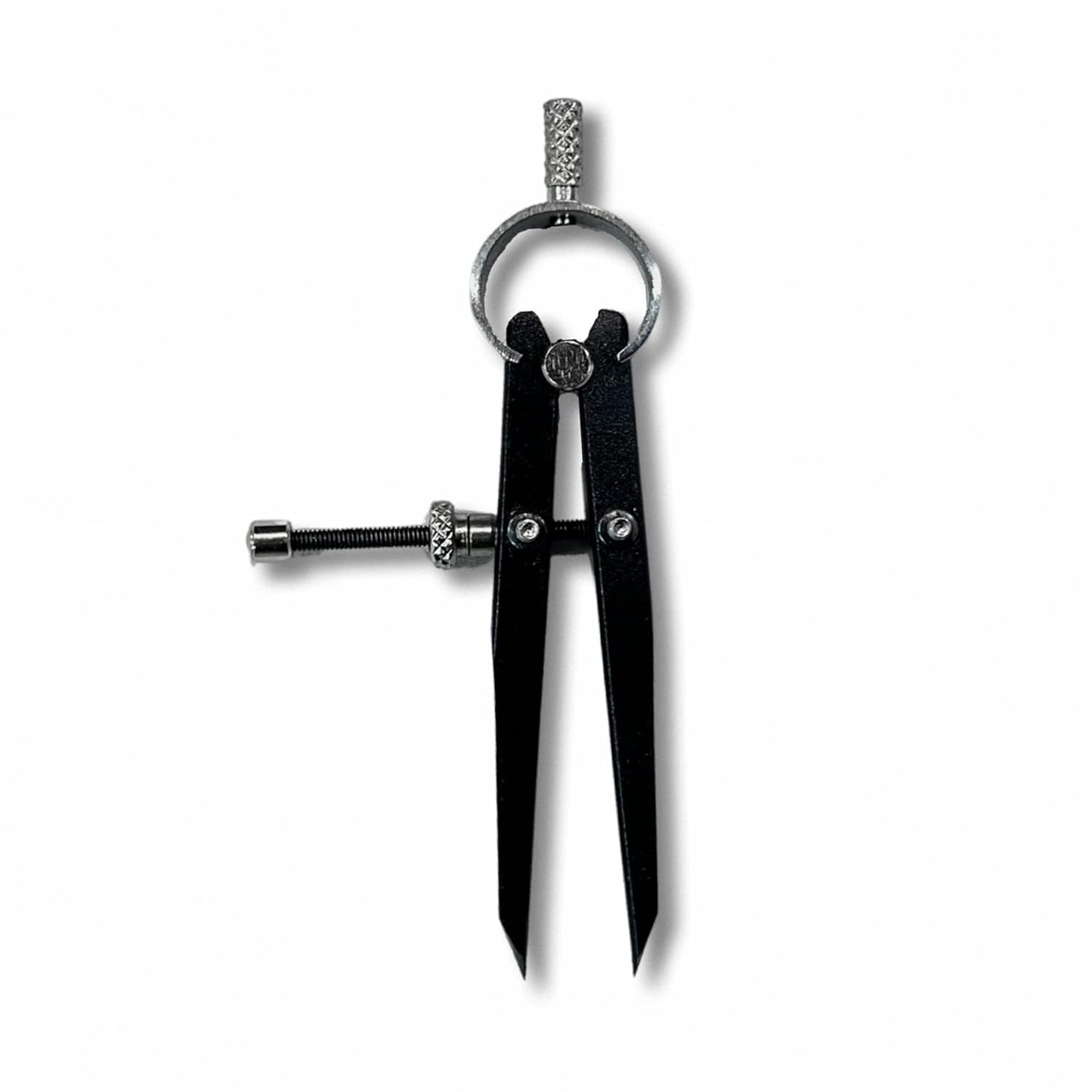 Johnson Tools Aven Spring Adjustable Compass Divider 4" Fine Point Black Powder Coated Precision Measuring for Jewellery Marking, Scribing, Craftsman, Architect, Artist, Carpenter, Model Making