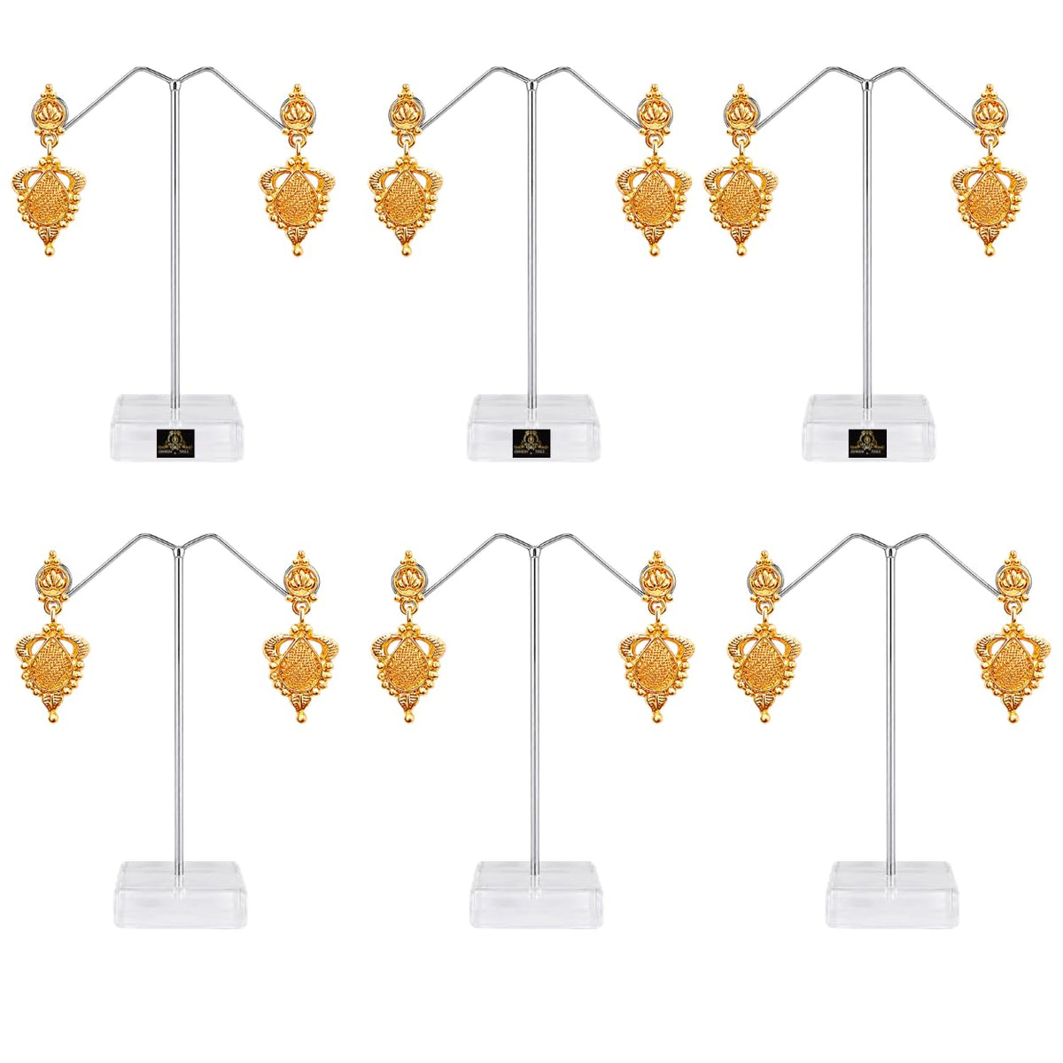 Johnson Tools Metal Earring Stand Holder For Showcasing Ear-ring Jewelry