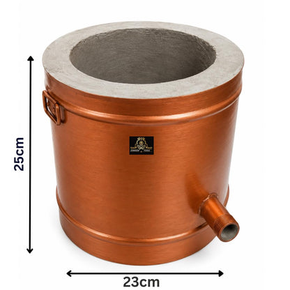 Johnson Tools (5.5 to 7Kg) Capacity Gas Melting Furnace/Desi Bhatti For Melting Silver, Brass, Aluminum (Crucible Not Included)
