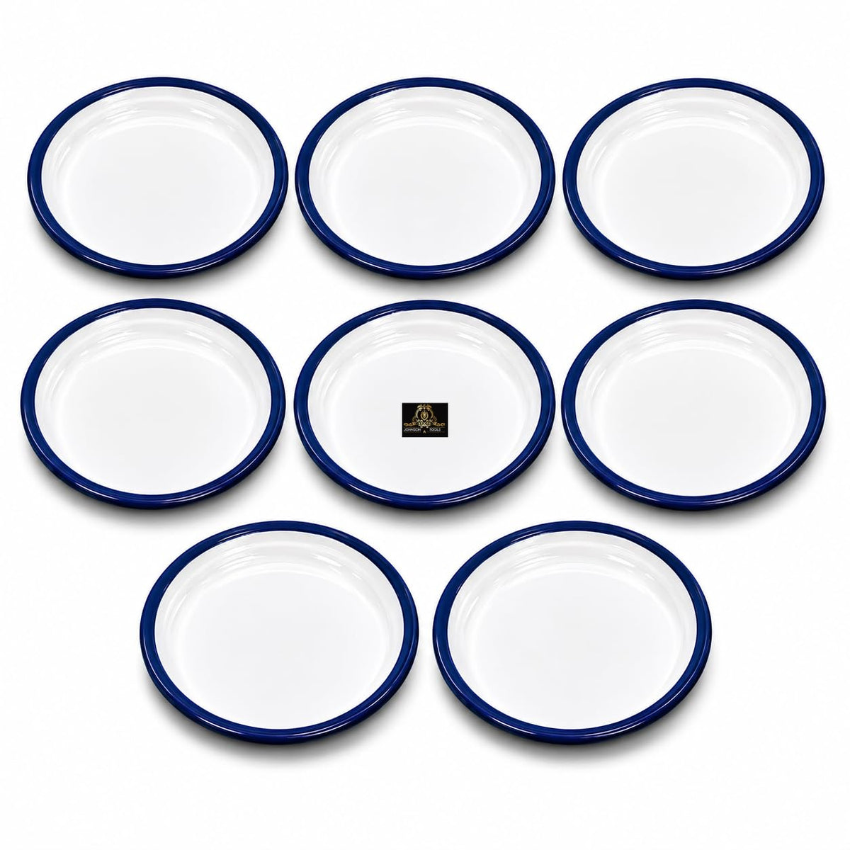 Johnson Tools Small Enamel Plate/Enamelware Plate (Flat) for Gold and Silver Jewellery, Surgical and Food Works