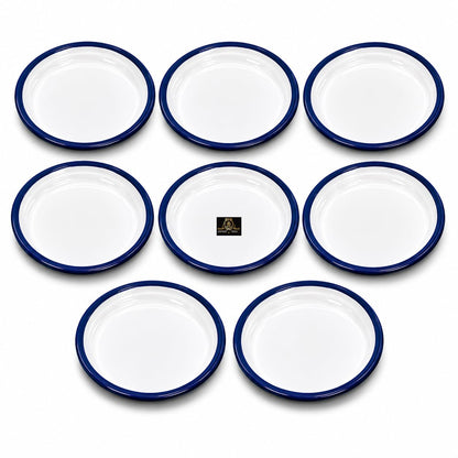 Johnson Tools Small Enamel Plate/Enamelware Plate (Flat) for Gold and Silver Jewellery, Surgical and Food Works